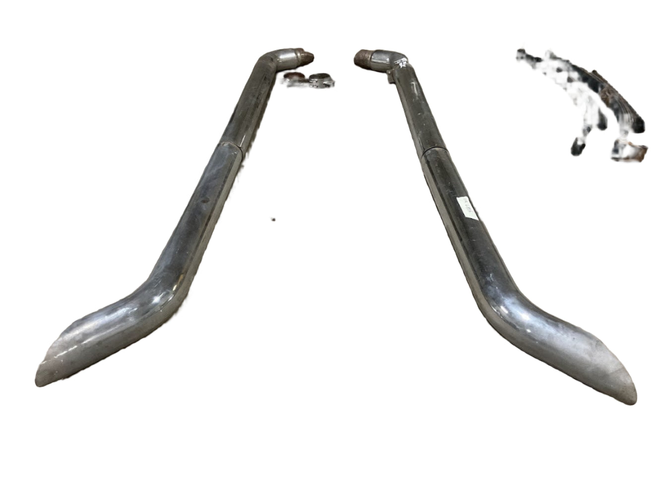 USED 11FT LONG X 6 INCH SEMI TRUCK FULL EXHAUST STACKS (BULL HORN)