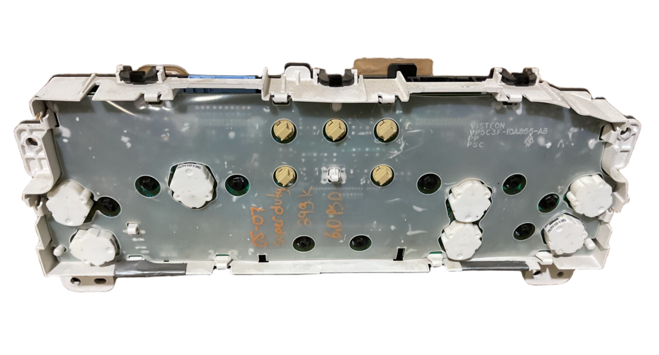 05-07 Ford SuperDuty PSD 6.0 Instrument Cluster 293k USED OEM P# VP5C3F-10A855-AB