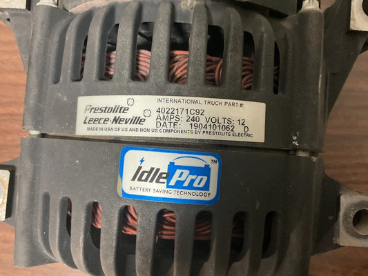 GENUINE OEM INTERNATIONAL / LEECE NEVILLE 240 VOLT ALTERNATOR 4022171C92