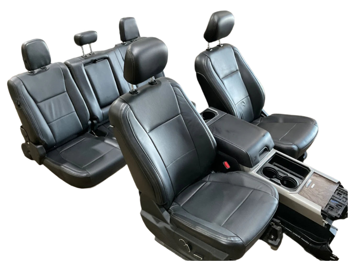 17-2022 FORD F250,F350,F450,F550 CREW CAB LARIAT LEATHER SEATS WITH CONSOLE