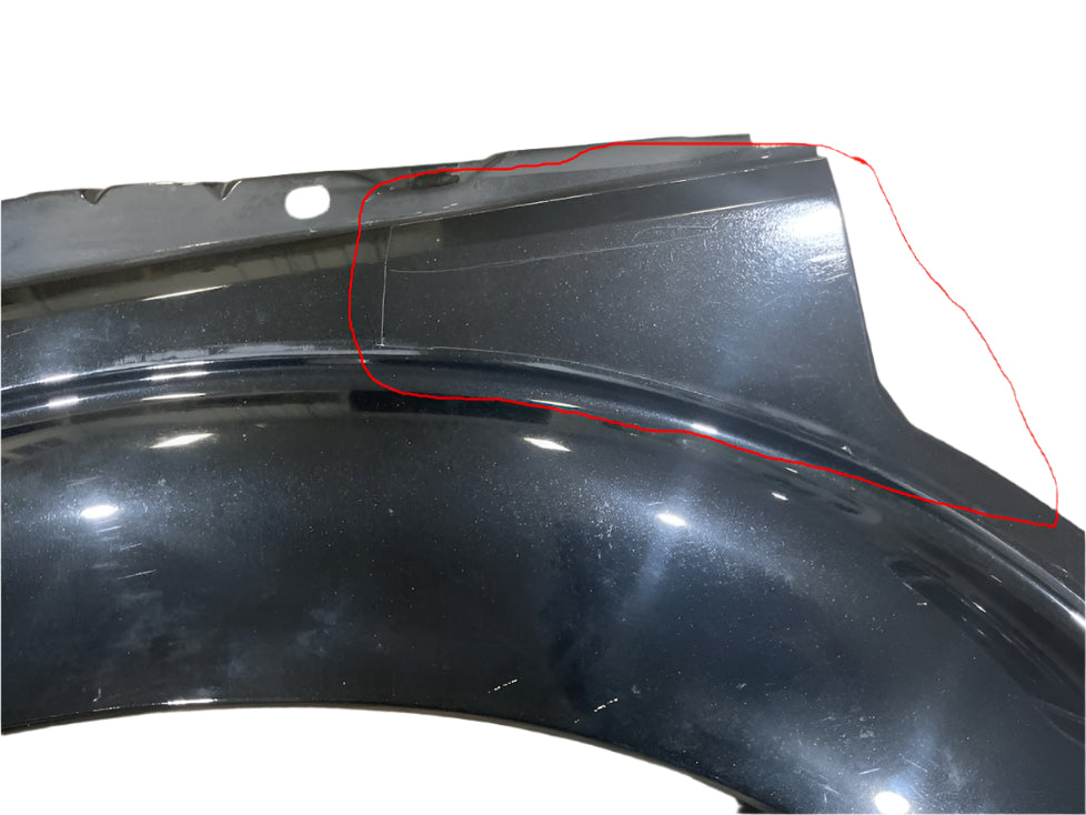 2011-2016 FORD F250 F350 F450 F550 RIGHT FRONT FENDER TUXEDO BLACK (UH)