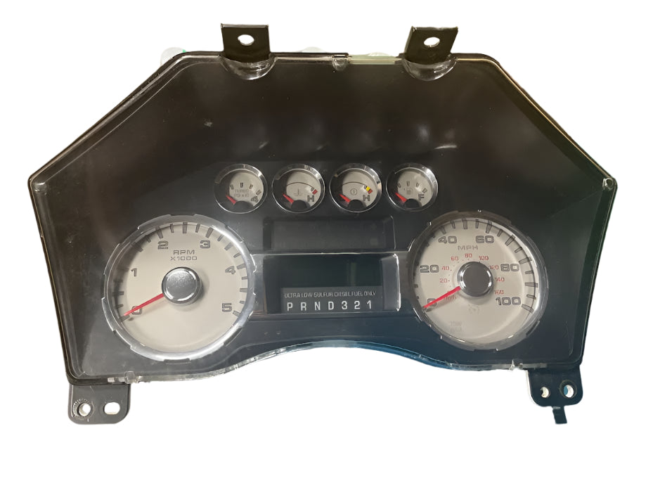 2008-2010 FORD F250 F350 F450 F550 6.4 DIESEL GAUGE CLUSTER (LARIAT)