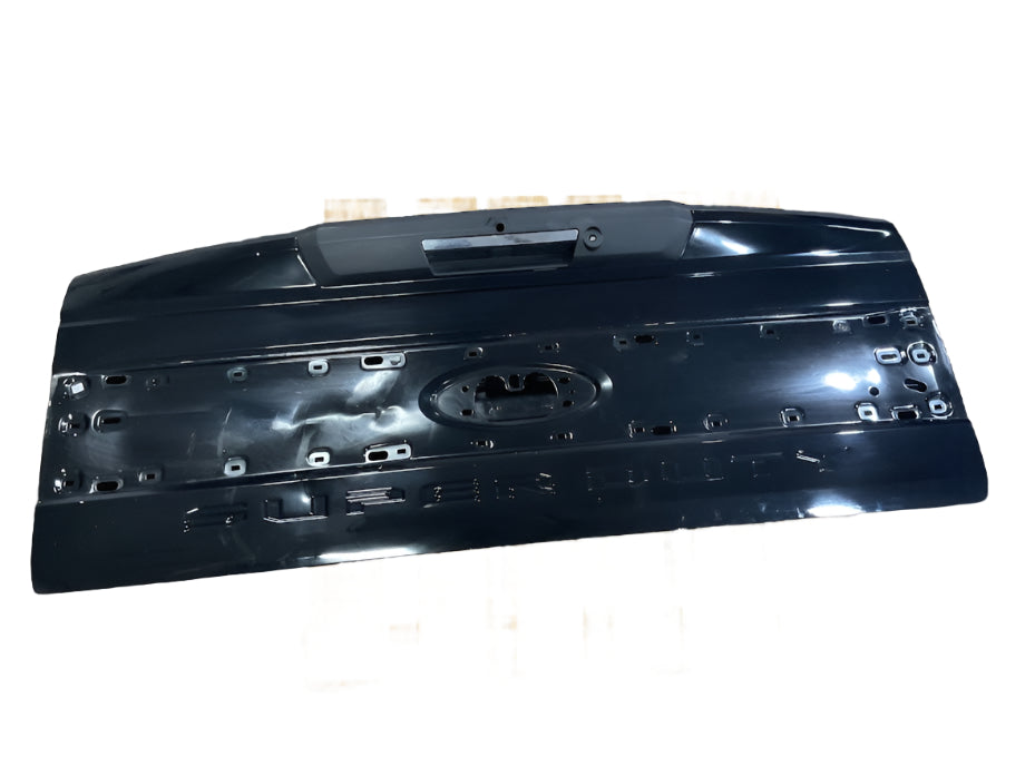 2017-2019 FORD F250 F350 F450 PLATINUM TAILGATE WITH STEP Agate Black Metallic