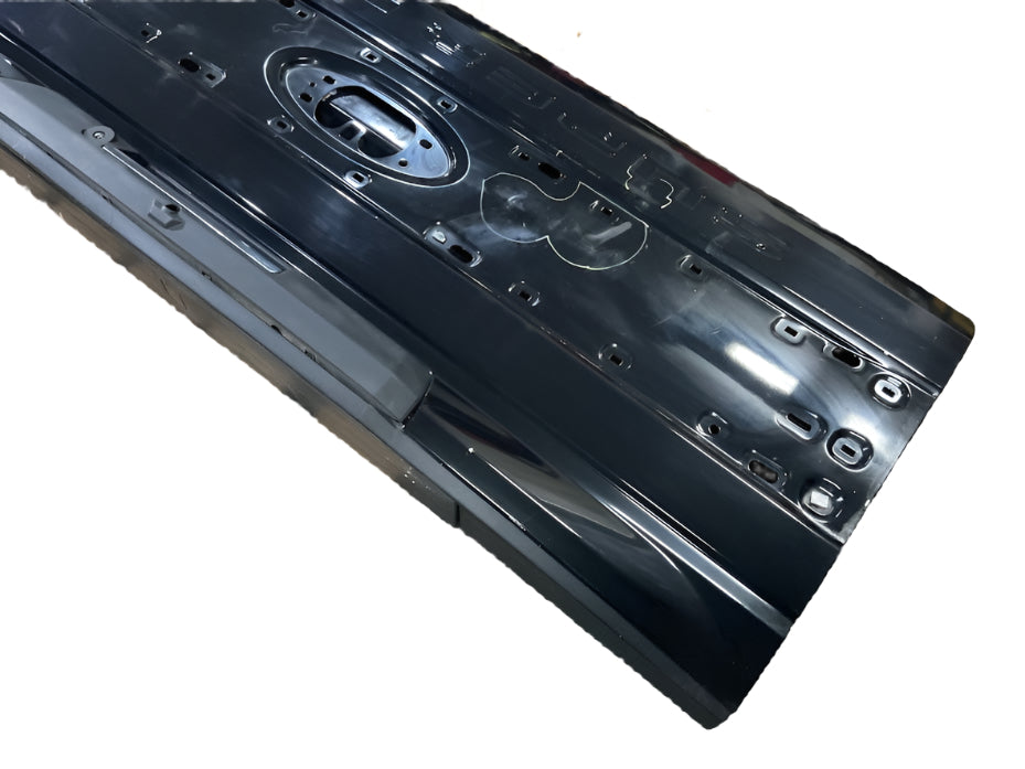 2017-2019 FORD F250 F350 F450 PLATINUM TAILGATE WITH STEP Agate Black Metallic