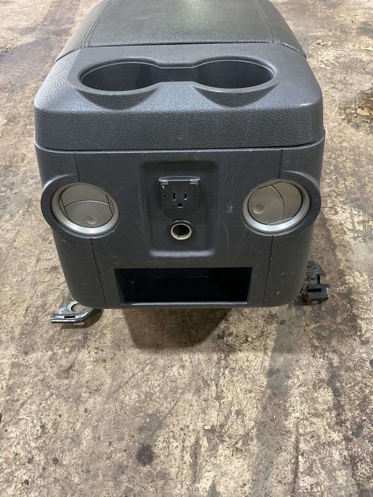 2011-2016 Ford F350 F450 F550 FULL CENTER CONSOLE BLACK LEATHER