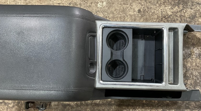 2011-2016 Ford F350 F450 F550 FULL CENTER CONSOLE BLACK LEATHER