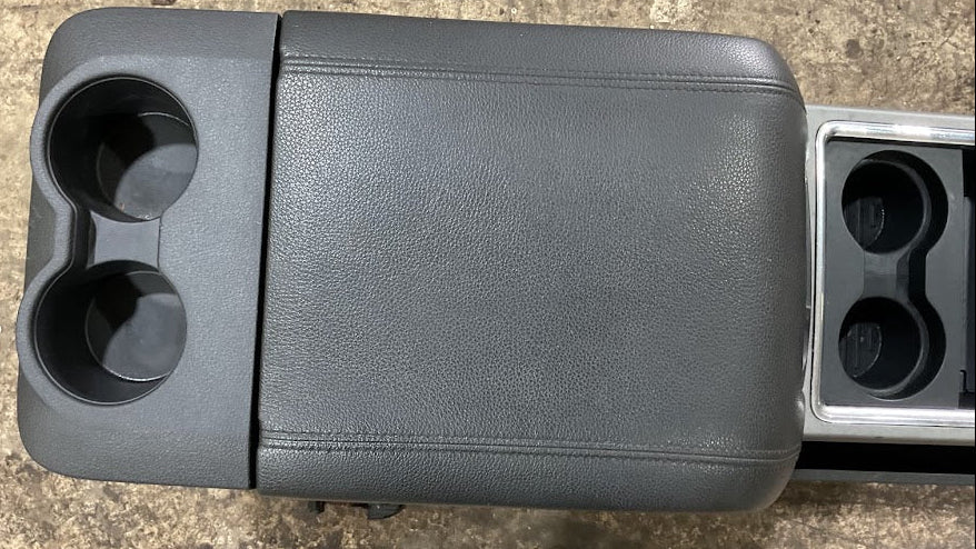 2011-2016 Ford F350 F450 F550 FULL CENTER CONSOLE BLACK LEATHER