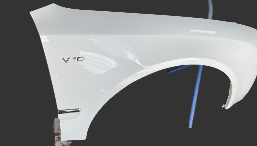 07-10 AUDI S8 a8 Front Right Fender Panel OEM Ibis White