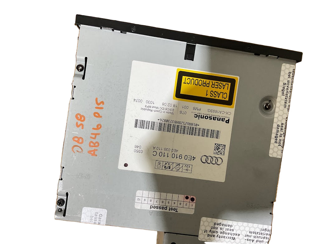 2004-2010 AUDI A8 S8 OEM CD CHANGER 4E0 910 110 C