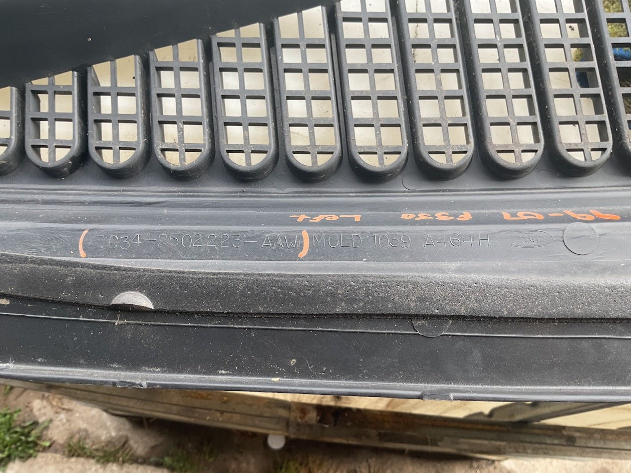 99-07 Ford F-350 Super Duty Driver Left Cowl Panel USED OEM P#7C34-2502223-AAW