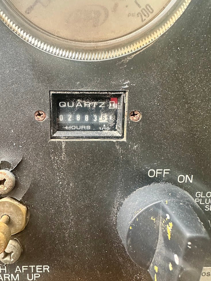 LATE MODEL Doosan C185 diesel 185cfm mobile air compressor NEEDS ENGINE WORK