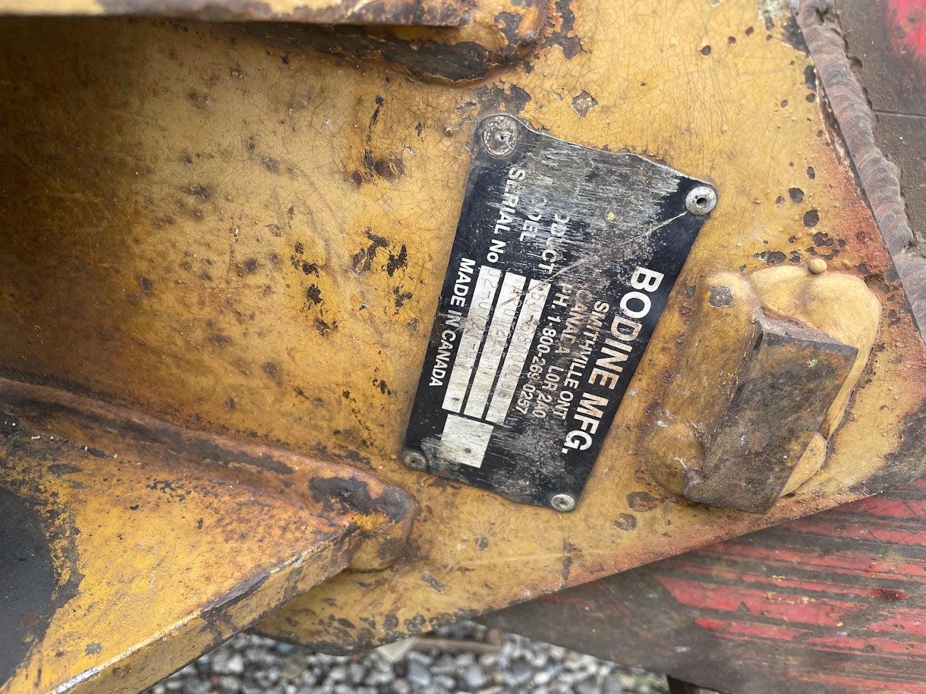 link belt 3400 excavator lower BOOM with mechanical BODINE thumb