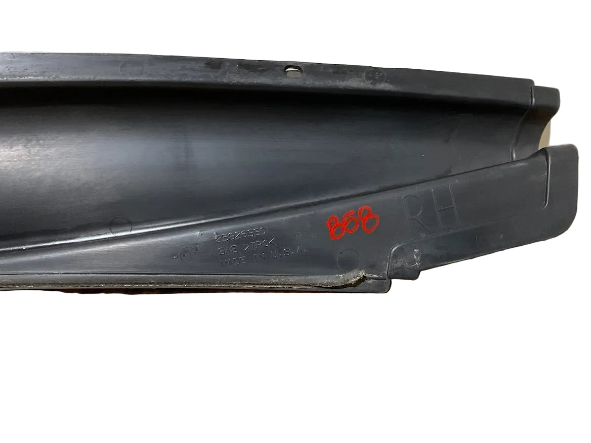 2004-2024 GMC & Chevrolet Express & Savana Cowl Grille Panel Windshield Wiper Cover Vent Right P#25826330