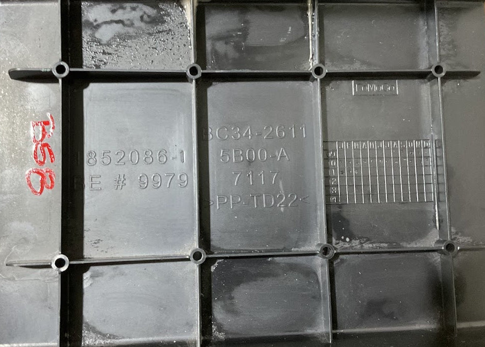 11-16 Ford Super Duty F-250/F-350 Rear Seat Partition Cover Trim USED OEM P# BC34-26115B00-A7117