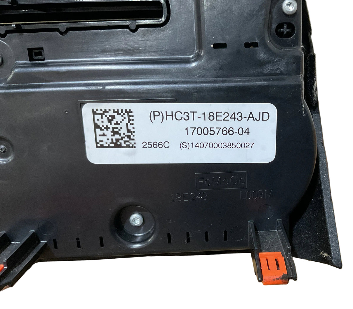 2017-2019 Ford SD F-250/F-350/F-450/F-550 Control Panel W/ Climate & Radio OEM USED P# HC3T-18E243-AJD
