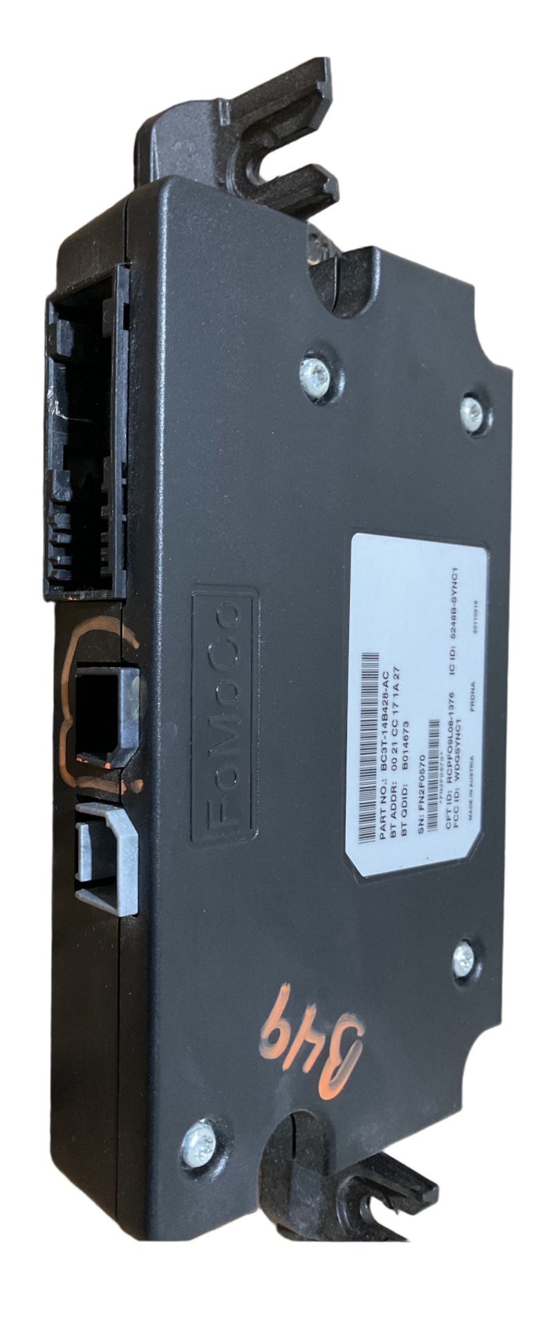 11-12 Ford F-250/350 Communication Voice Recognition Sync Module USED OEM P# BC3T-14B428-AC