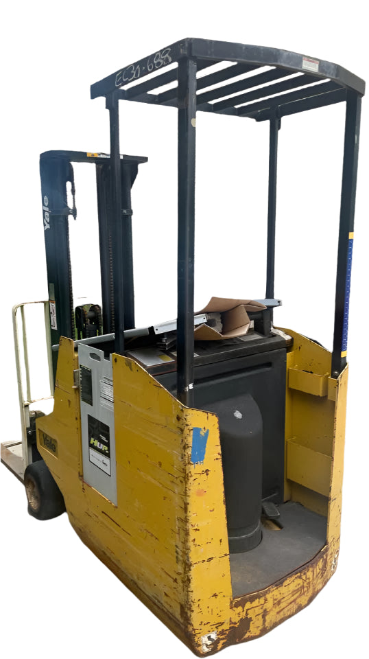 2003 YALE ESC30 ELECTRIC INDOOR STAND UP FORKLIFT 3000 LB LIFT CAPACITY 432 HRS