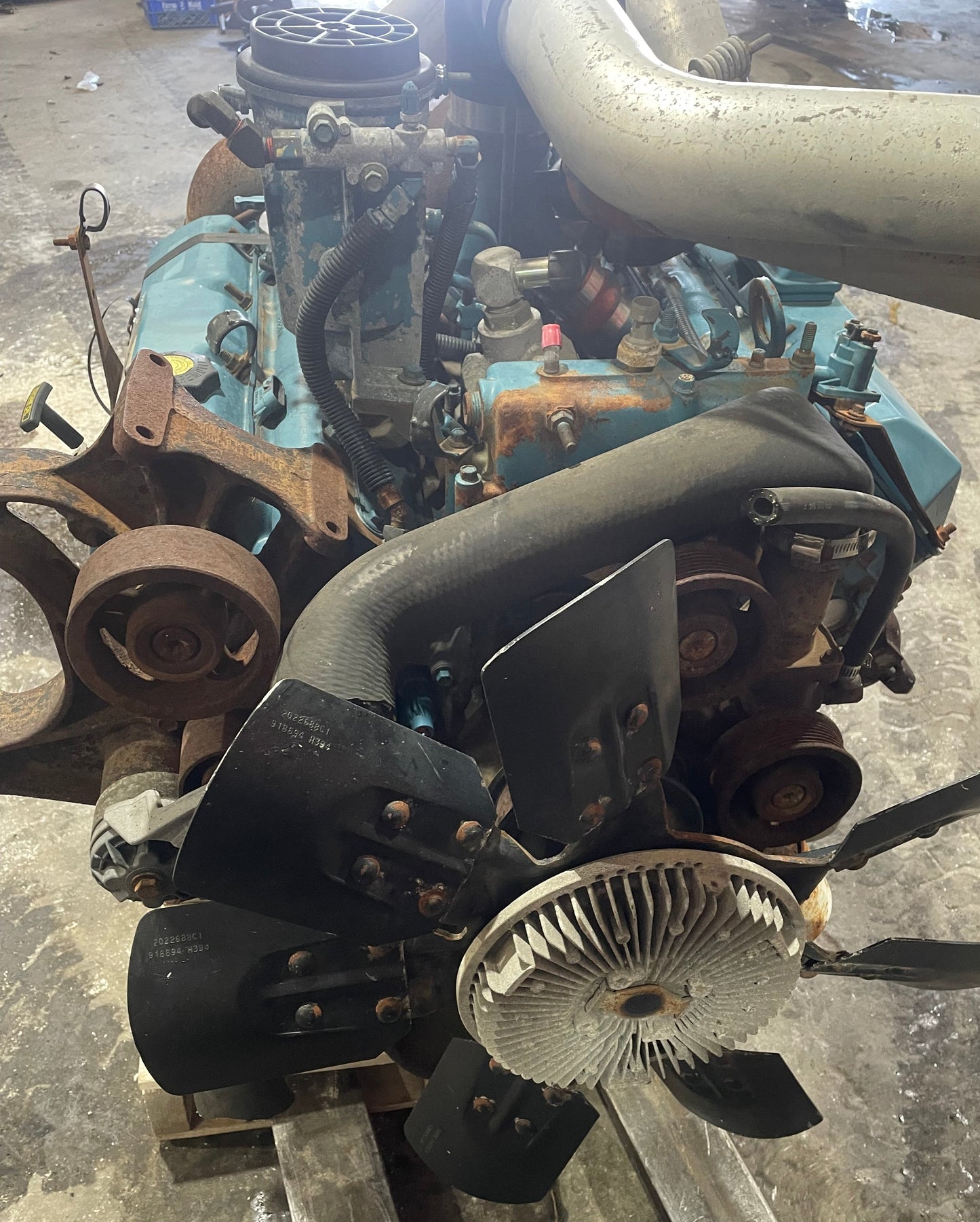 T444E 7.3 NAVISTAR ENGINE ASSEMBLY WITH ALLISON AT545 TRANSMISSION