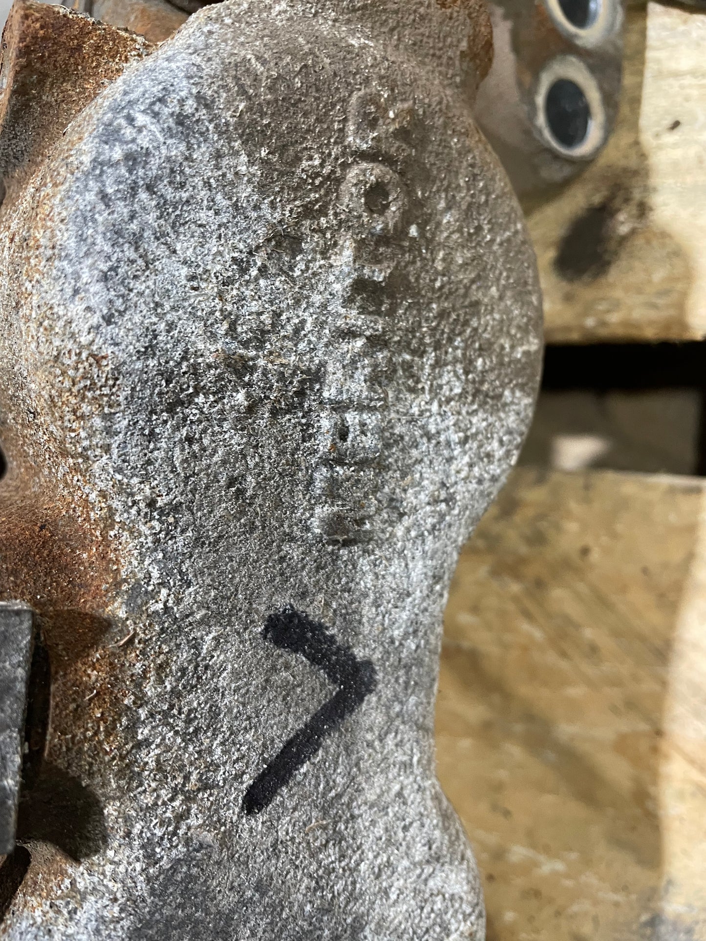 USED MERITOR LEFT FRONT CALIPER LC44 2011 AA SHEFFIELD 60450478001 2021 FORD F650 F750 (Copy)