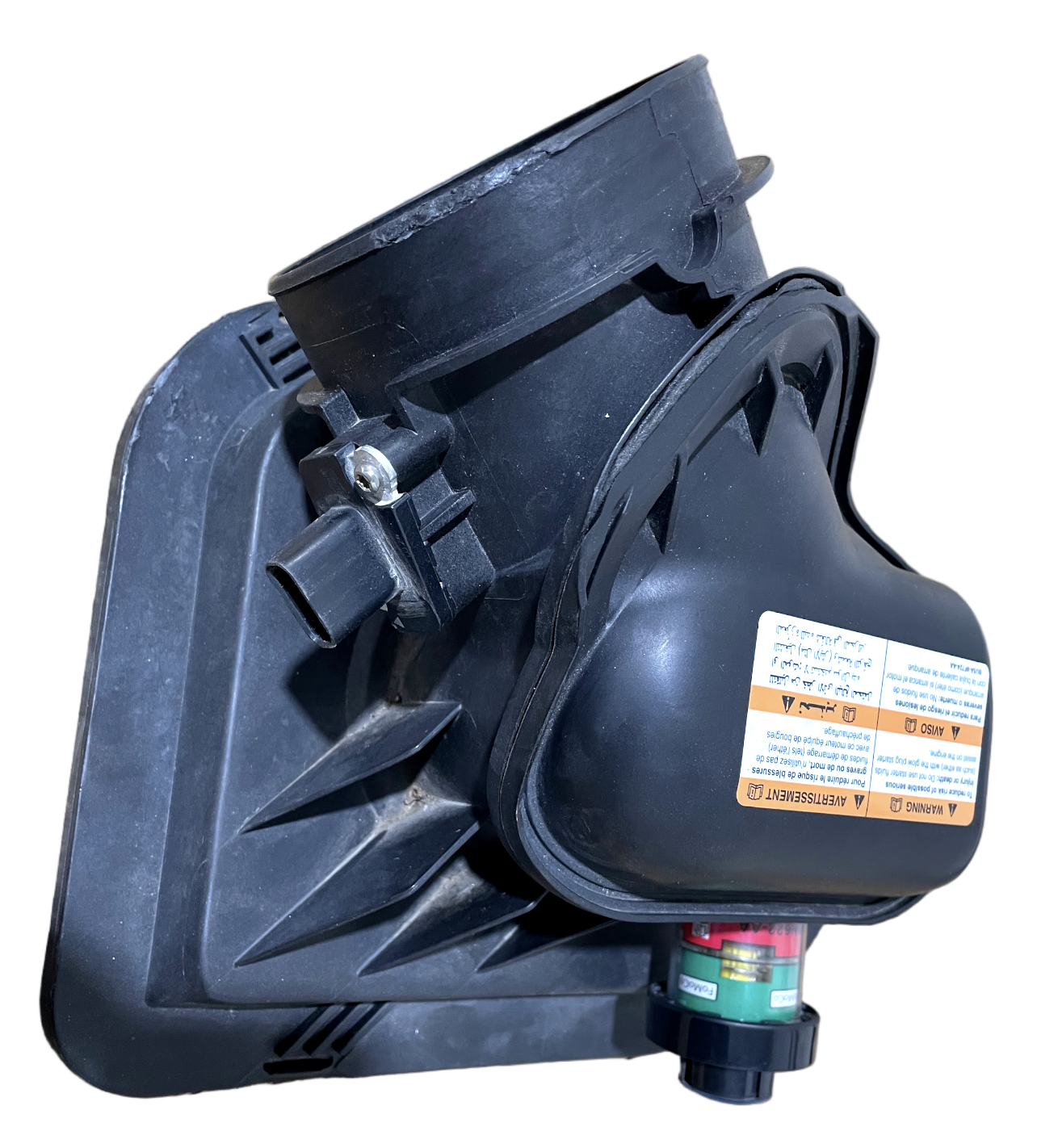 Ford F-Series 6.7L Powerstroke Diesel AirBox Lid W/ Mass Air Flow Sensor USED OEM Lid P# HC34-9643 Sensor P#HC34-9N622-AA