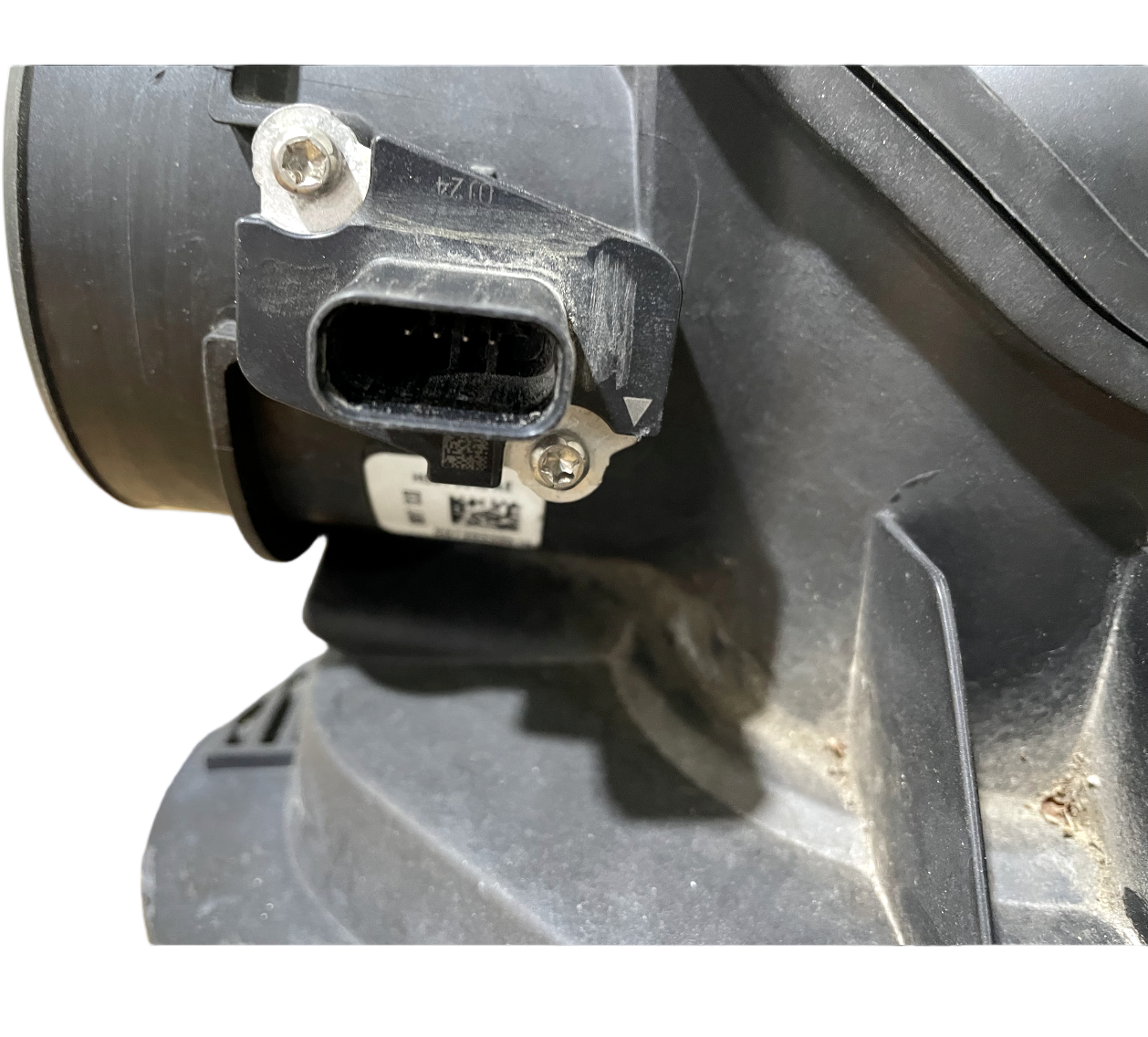 Ford F-Series 6.7L Powerstroke Diesel AirBox Lid W/ Mass Air Flow Sensor USED OEM Lid P# HC34-9643 Sensor P#HC34-9N622-AA