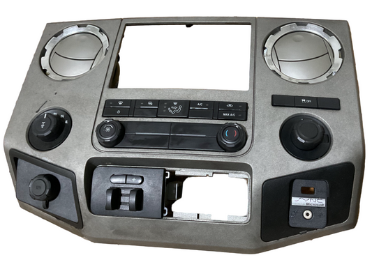 11-16 Ford F-250/350/450 Radio Bezel Gray USED OEM P# BC34-2504302-C