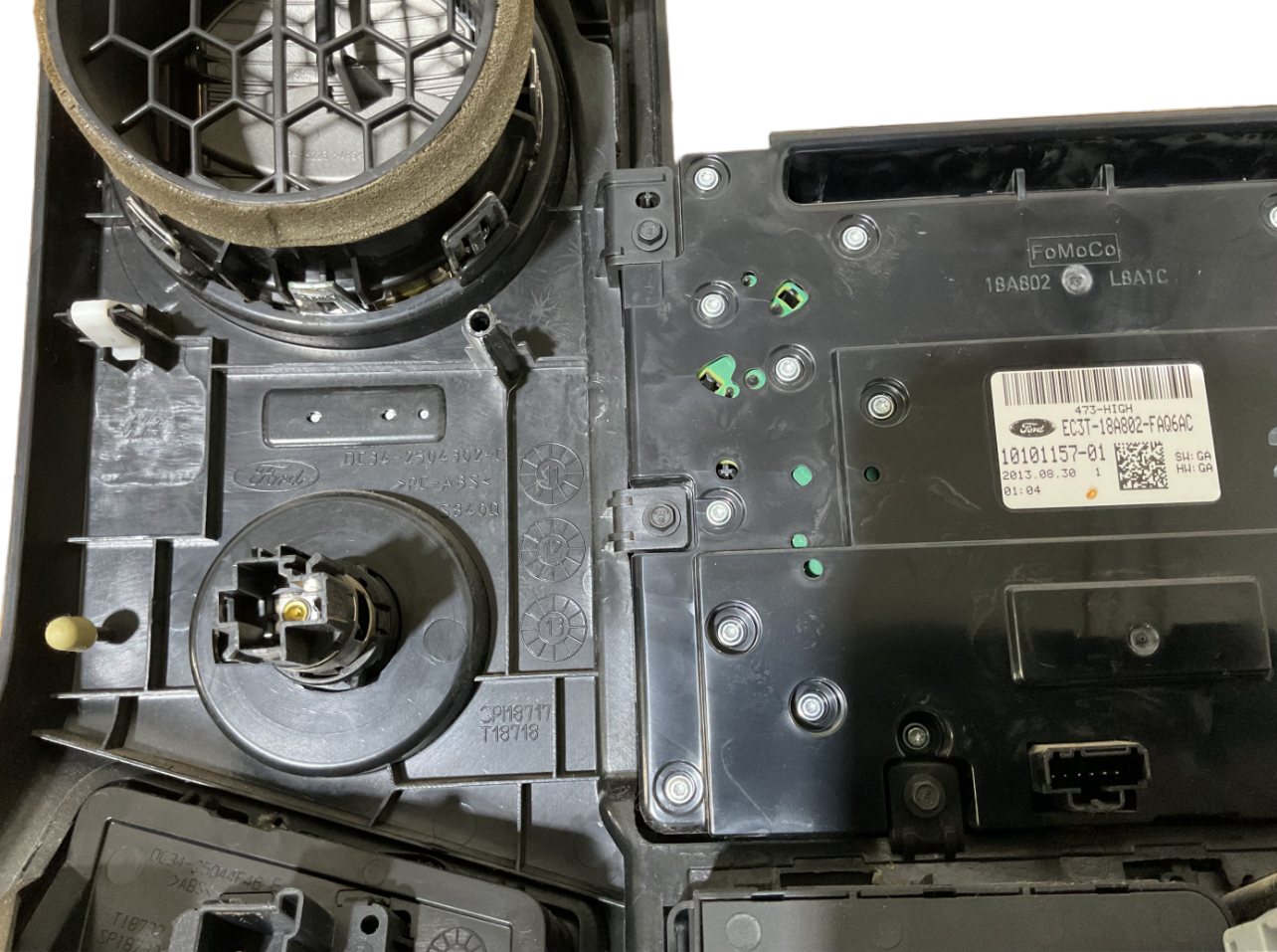 13-16 Ford F-250/350 Platinum Wood Grain Trim Dash Bezel Set W/ A/C Vents USED OEM