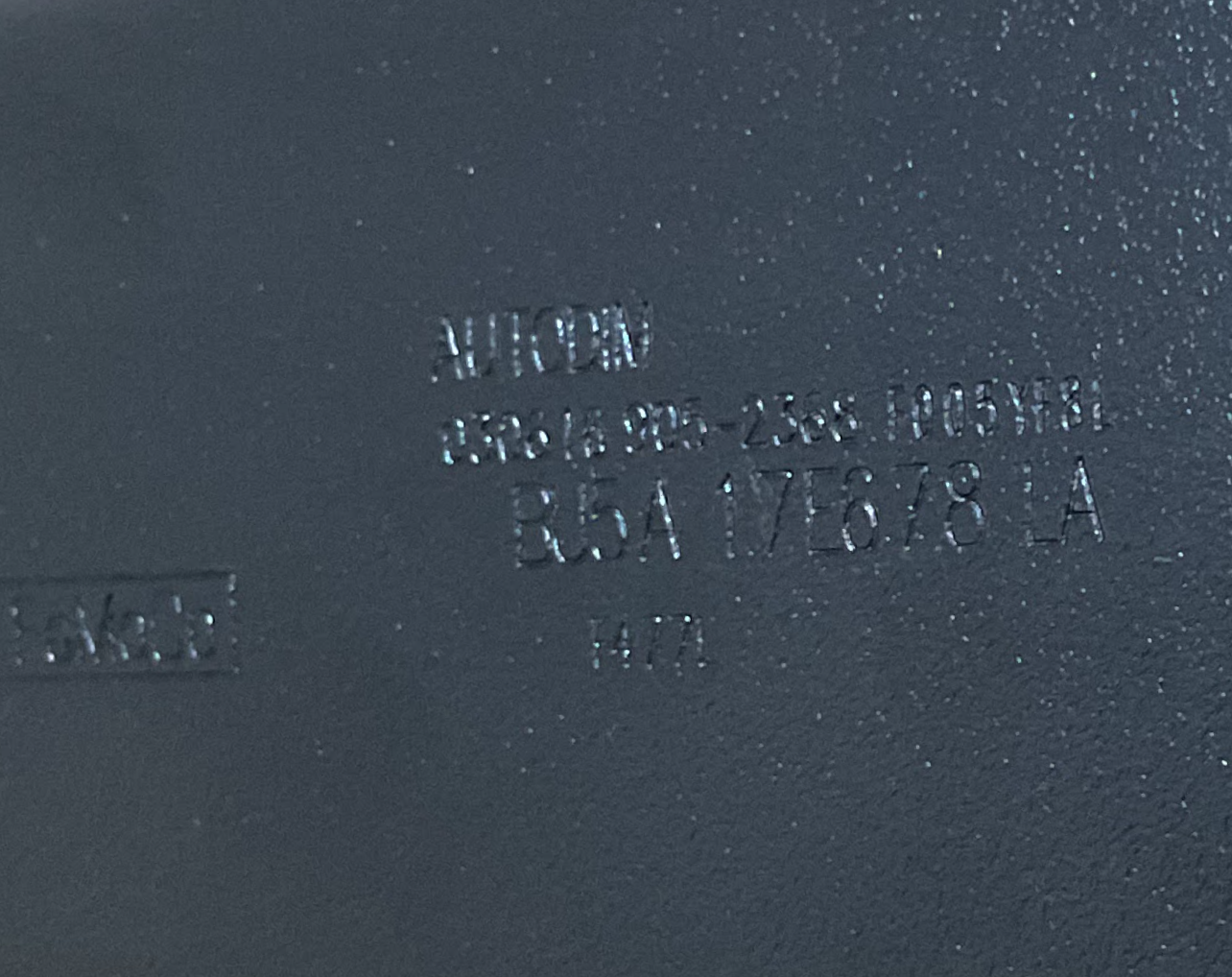 11-16 FORD F-250 AUTO DIM REAR VIEW MIRROR USED OEM P#BU5A-17E678CD AUTODIM