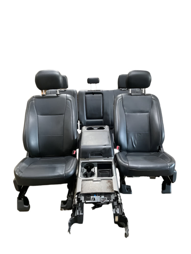 17-2022 FORD F250,F350,F450,F550 CREW CAB LARIAT LEATHER SEATS WITH CONSOLE