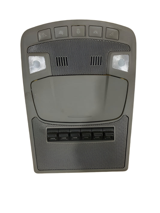 2017-2022 F250 F350 F450 F550 ROOF OVERHEAD CONSOLE, UPFITTER SWITCHES, GRAY