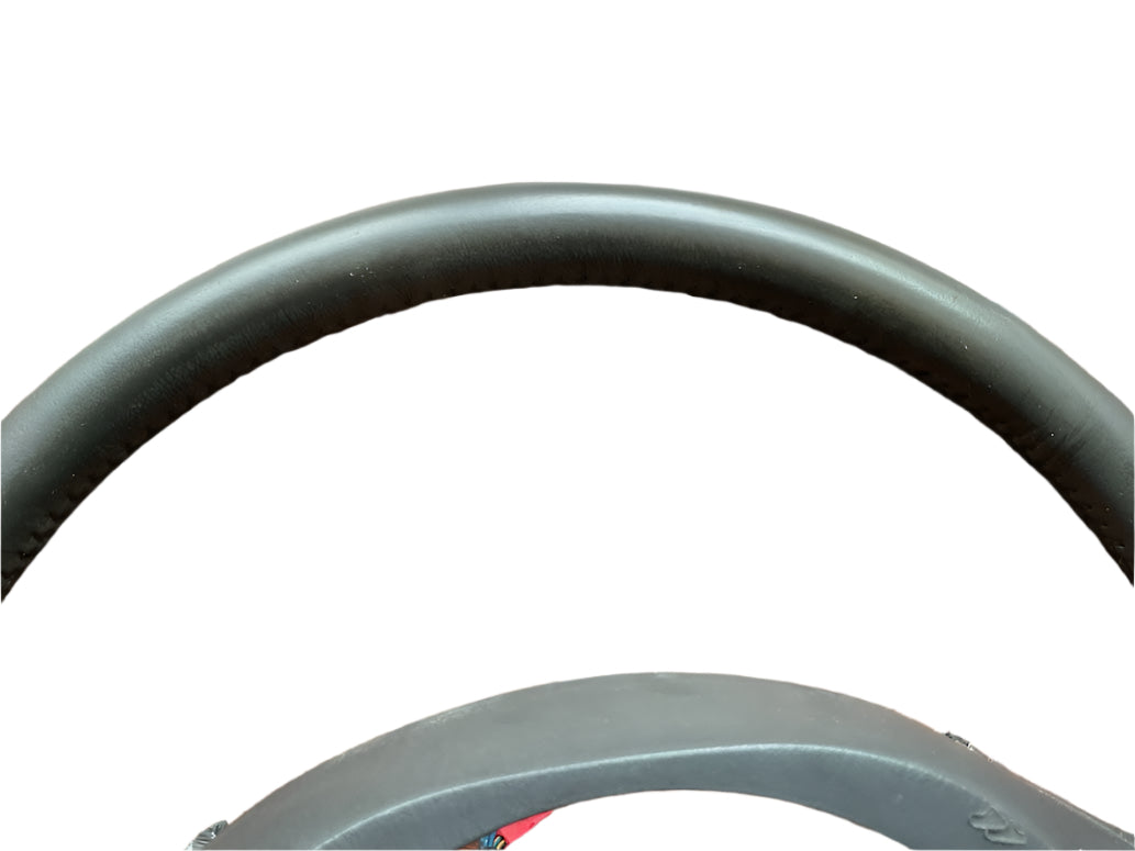 99-2007 FORD F250 F350 F450 F550 STEERING WHEEL GREY LEATHER WRAPPED