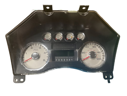 2008-2010 FORD F250 F350 F450 F550 6.4 DIESEL GAUGE CLUSTER  (LARIAT)