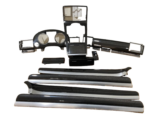 2007-2010 AUDI A8/S8 OEM CARBON FIBER TRIM COMPLETE