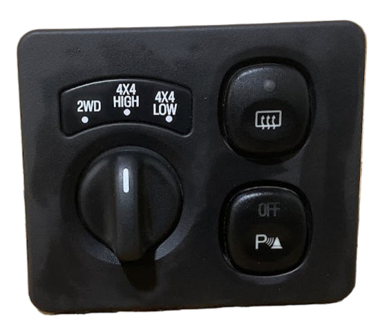 Ford Excursion 4X4 4WD Switch Panel Park Sensor and Defrost USED OEM