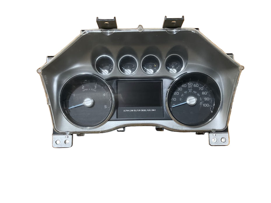 2011-2016 FORD USED F250 F350 F450 DIESEL LARIAT/PLATINUM OEM CLUSTER EC3T-10849-JB