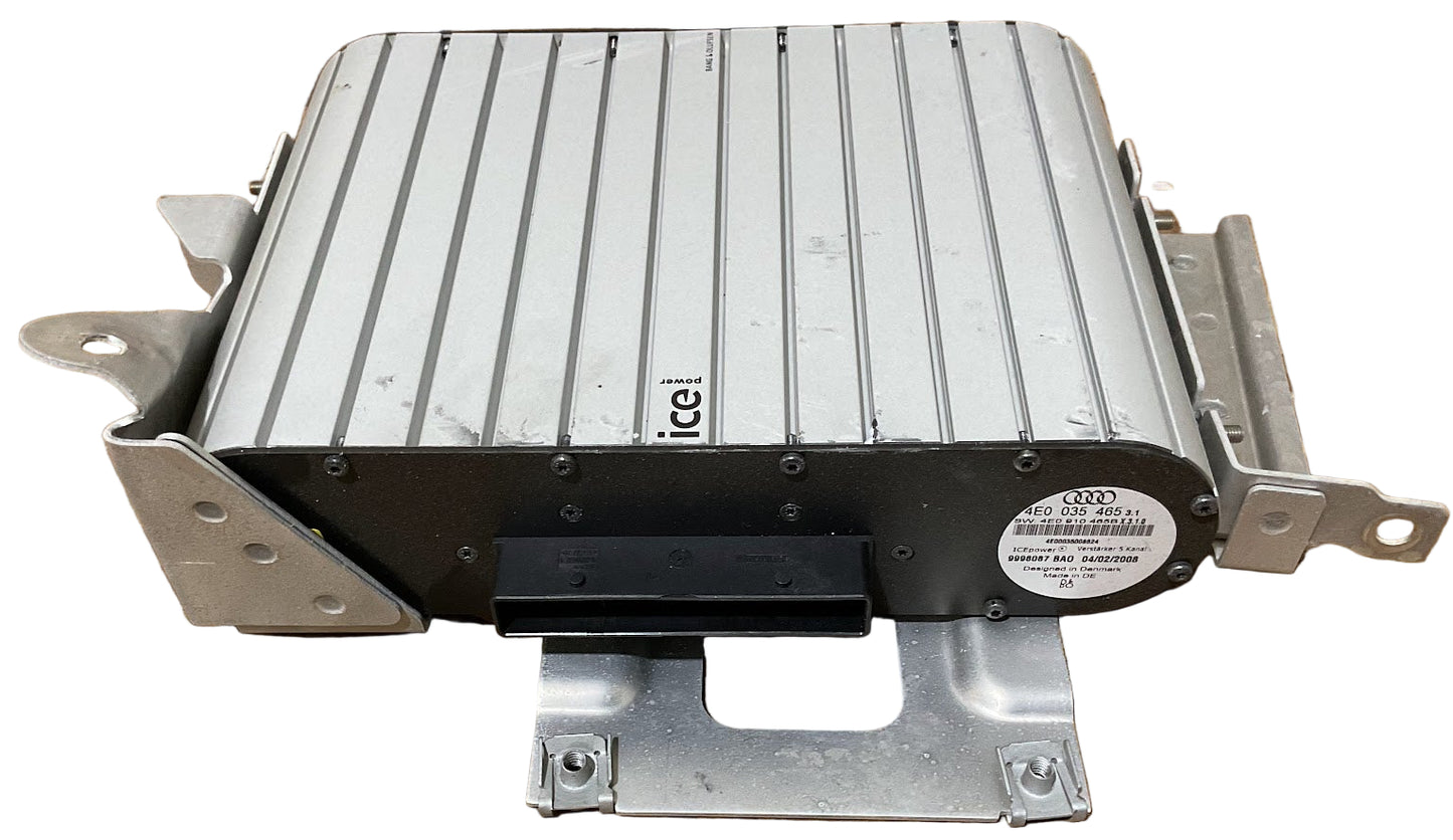 07-10 AUDI A8/S8 AMP Amplifer Radio Module BANG & OLUFSEN USED OEM P#:4E0 035 465