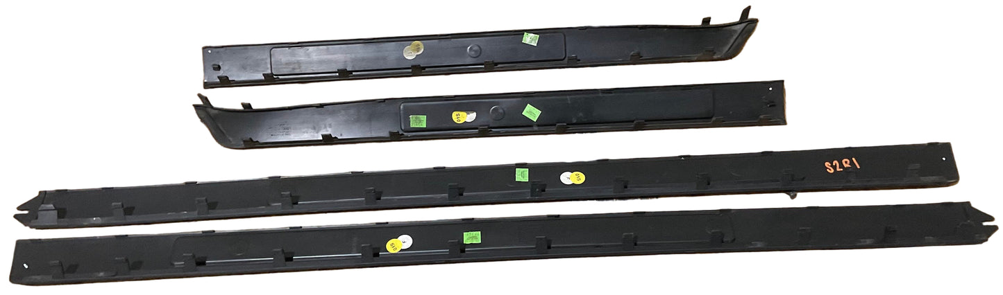 07-10 Audi S8 Door Sill Scuff Plate Pannel Trim Set OEM USED SET