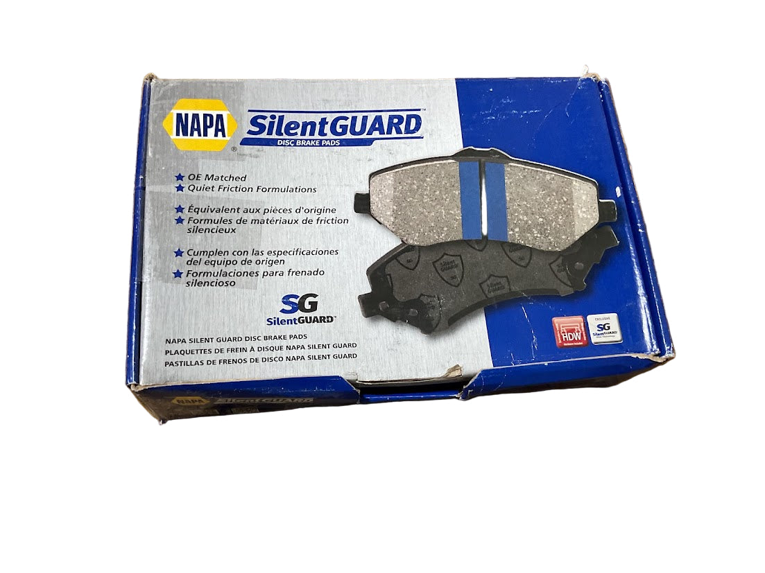 Chevrolet/ Cadillac Models NAPA SilentGUARD Disc Brake Pads Semi-Metallic P#SG8673M