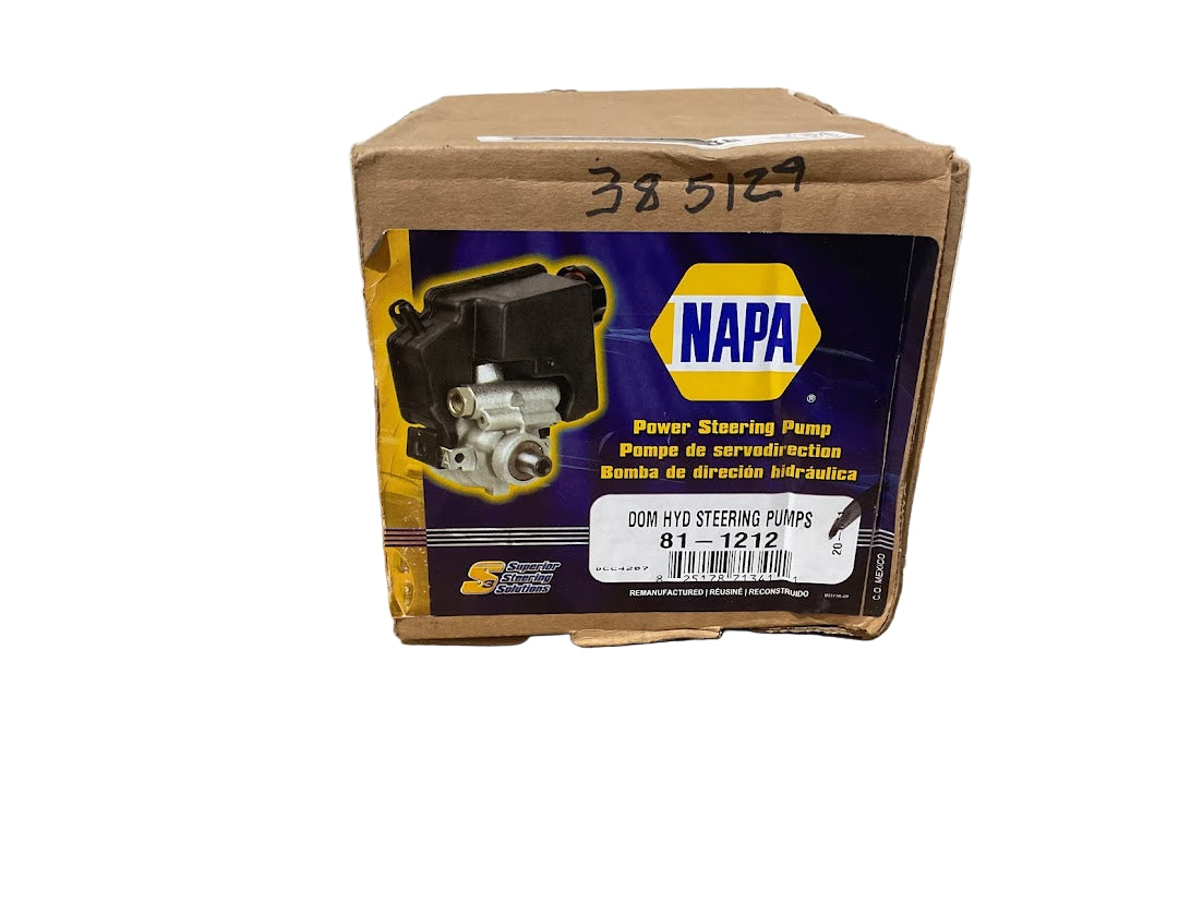 Power Steering Pump NAPA w/o Reservoir P#81-1212