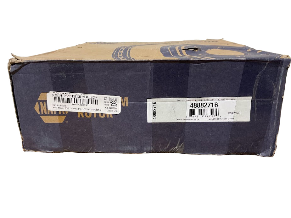 RAM 3500 HD 19-24 NAPA Premium Brake Rotor P#NB 48882716