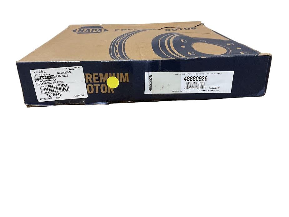 NAPA Premium Brake Rotor P#NB 48880926