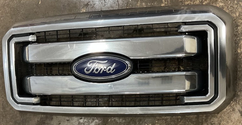 11-16 Ford F-250-550 Super Duty Chrome Grill OEM USED