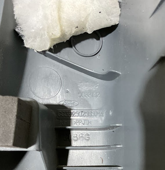 11-16 Ford F-250/F-350 Super Duty Grab Handle Right Passenger USED OEM P# GC3B-25025B50-AFW