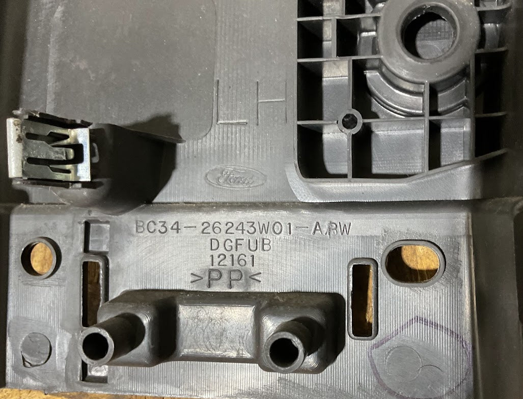 11-16 Ford F-250/F-550 Rear Grab Handle B-Pillar Trim LH Left Driver USED OEM P# BC34-26243W01-ABW