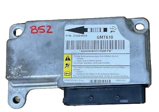09-16 GMC Savana & Chevrolet Express Air Bag Diagnostic Module USED OEM P# 23484665
