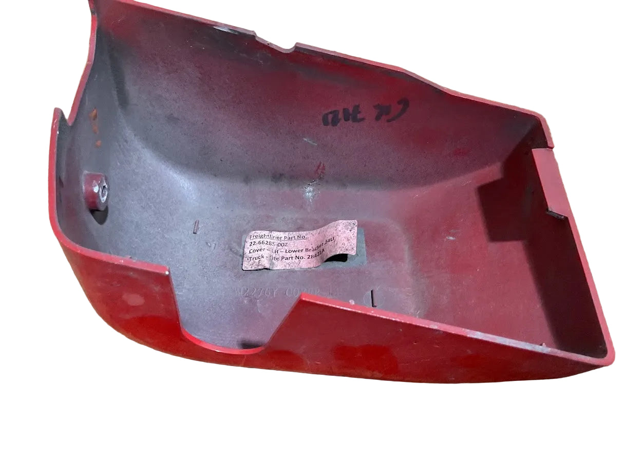 Freightliner Door Mirror Bracket Cover Lower ,24U ,Left Hand  P# 22-66285-002