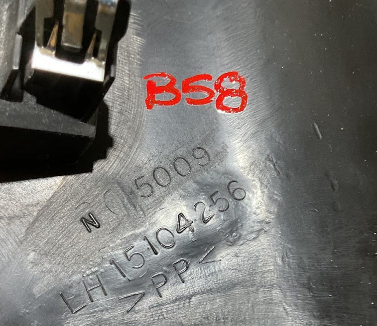 03-25 Chevrolet Express & GMC Savana Interior Toe Kick W/ Hood Release Opening Trim Left USED OEM P# 15104256