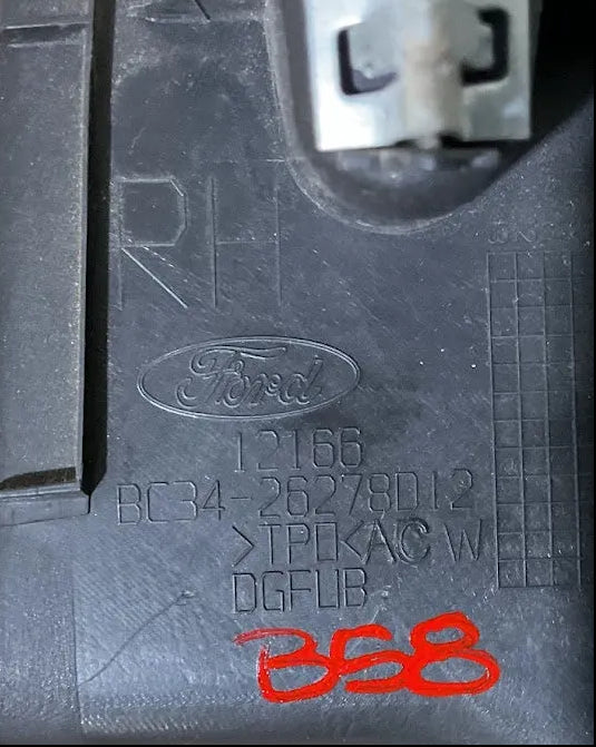 11-16 Ford F-250/F-550 Rear Right Upper C-Pillar Trim Panel USED OEM P# BC34-26278D12