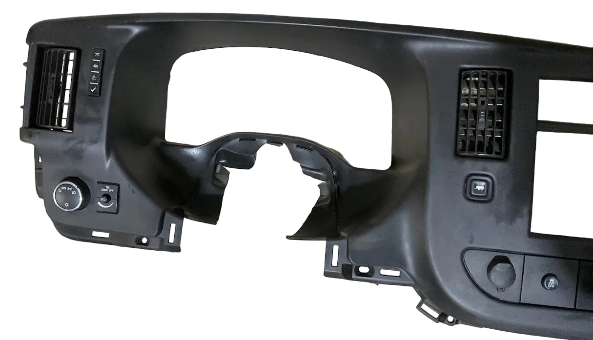 08-24 Chevrolet Express & GMC Savana Van Dash Speedometer Instrument Cluster Panel Bezel Black USED OEM P#23322270