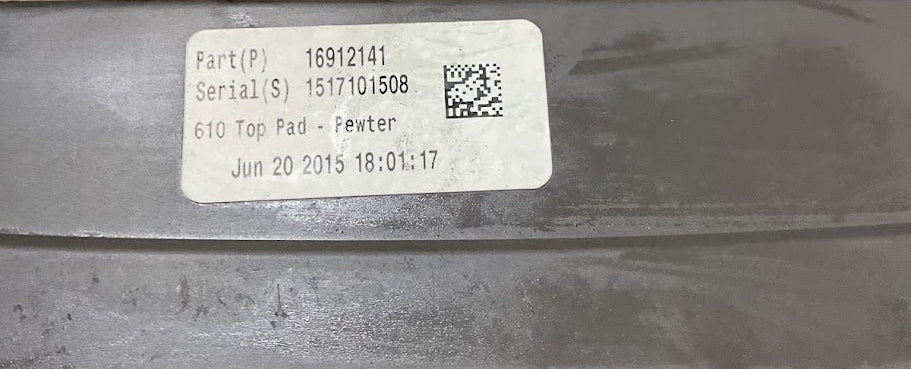 08-23 Chevrolet Express & GMC Savana Van Upper Trim Top Pad Dash Panel P# 25861847